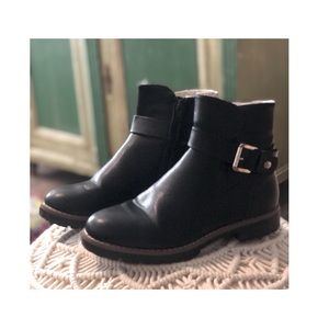 Nautica black booties
